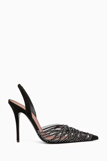 Lori 105 Slingback Pumps in Suede