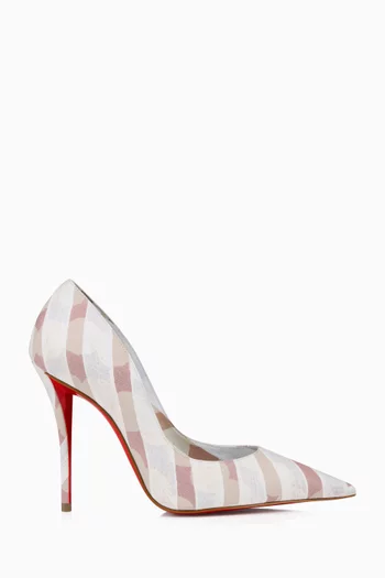Miss Z 100 Pumps in Gaagal-coated Canvas