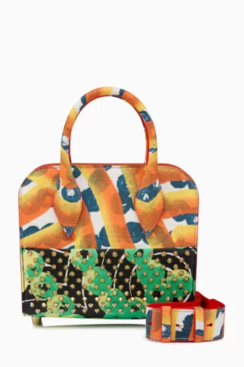 Mini Eloïse Top-handle Bag in Coated-canvas