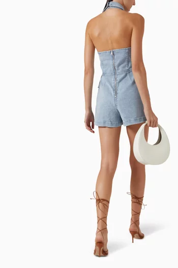 Oliver Playsuit in Denim