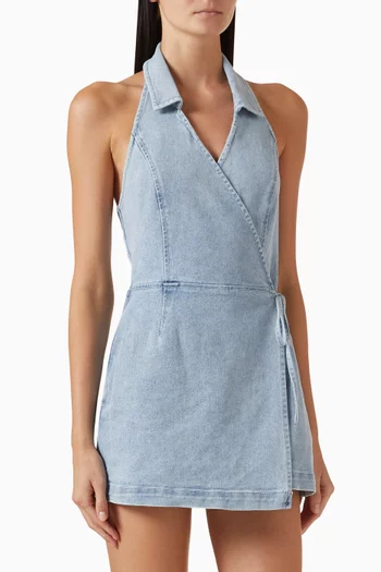 Oliver Playsuit in Denim