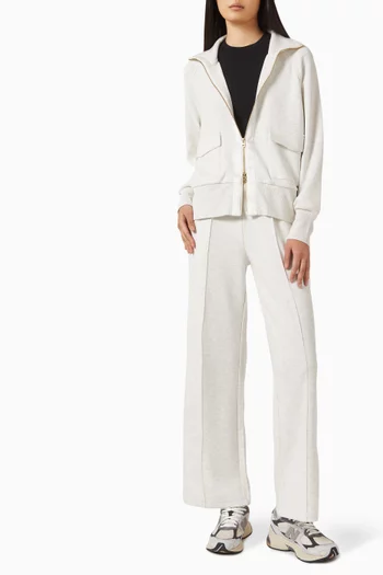 سترة روكسبري بسحّاب قماش دابل سوفت