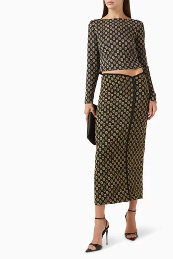 بلوزة لوكا دانتيل مطاطي