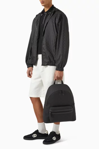 Medium Edge Backpack in GG Rubber Fabric