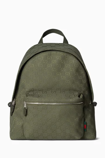 Medium GG Backpack in Canvas