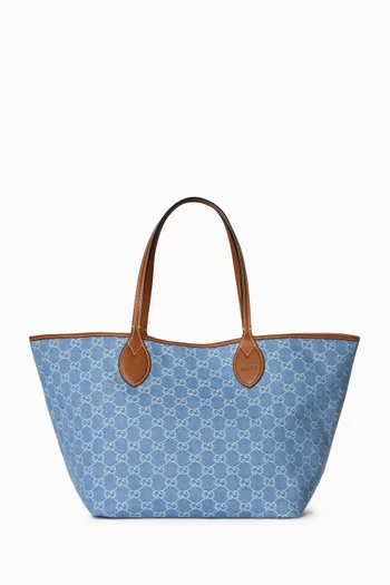 Totissima Large Tote Bag in GG Denim