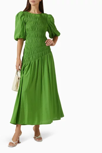 Nara Shirred Dress