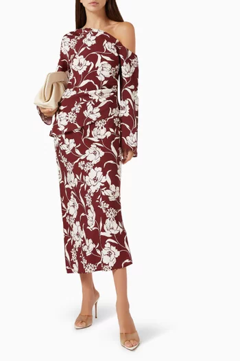 بلوزة فريا بفتحة رقبة غير متماثلة