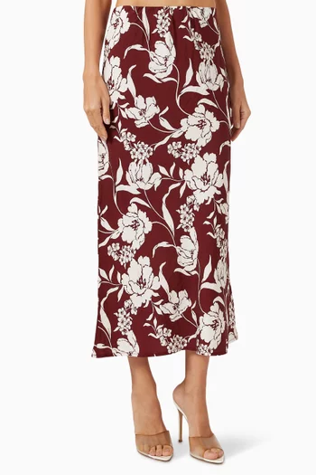 تنورة فريدا بقصة مائلة وسهلة الارتداء