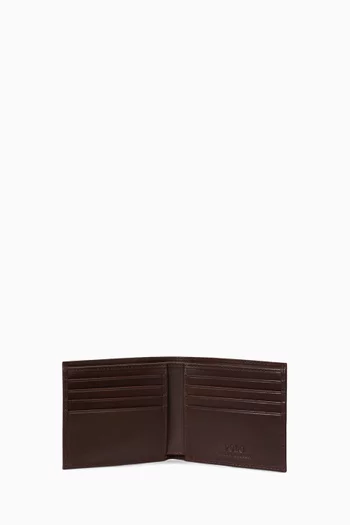 Polo Bear Bifold Wallet in Leather