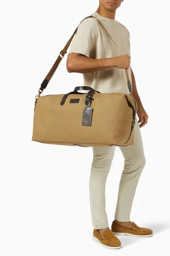 Duffel Bag in Canvas & Leather