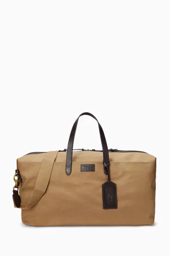 Duffel Bag in Canvas & Leather