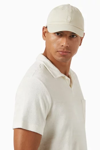 Logo-embroidered Baseball Cap in Canvas