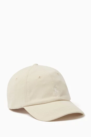 Logo-embroidered Baseball Cap in Canvas