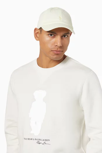 Logo-embroidered Baseball Cap in Canvas
