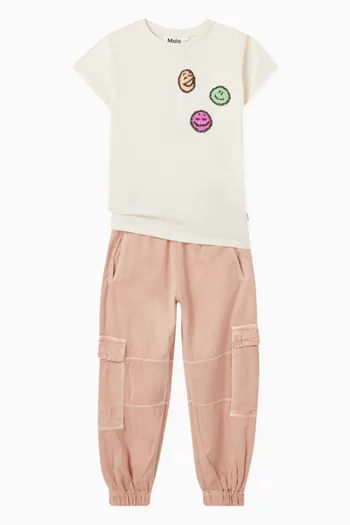 Ranva Sequin-embellished T-shirt in Organic Cotton