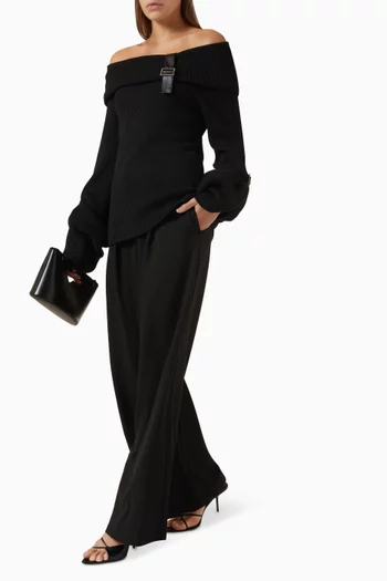 Wide-leg Pants