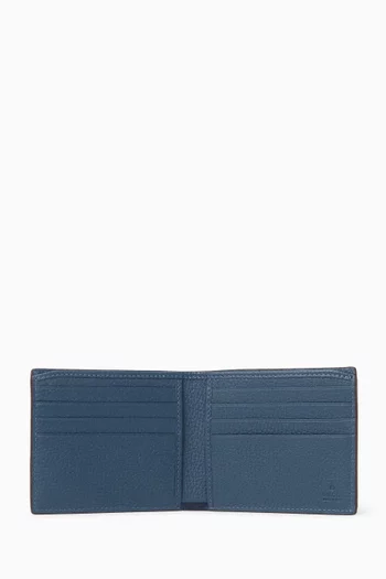 Bi-fold Wallet in Grained Leather