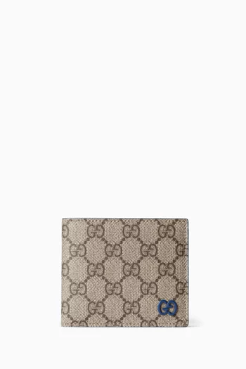 Bifold Wallet in GG Supreme Canvas