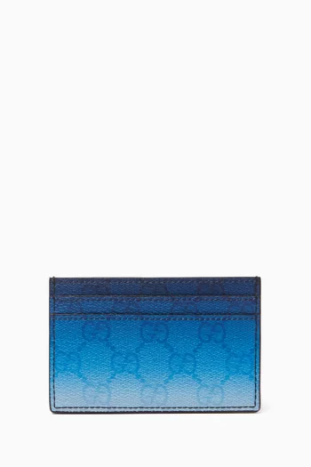 Chroma Gradient-effect Card Holder in GG Monogram Canvas