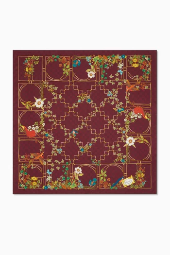 Printed Scarf in Silk