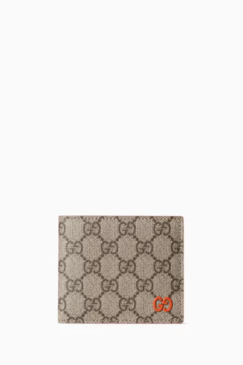 Bifold Wallet in GG Supreme Canvas
