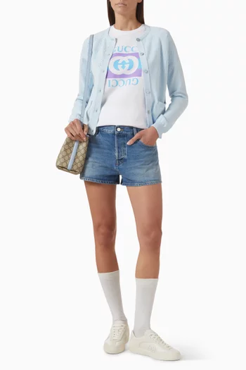 Logo-print T-shirt in Cotton Jersey