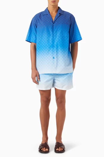 GG Logo Swim Shorts in Nylon