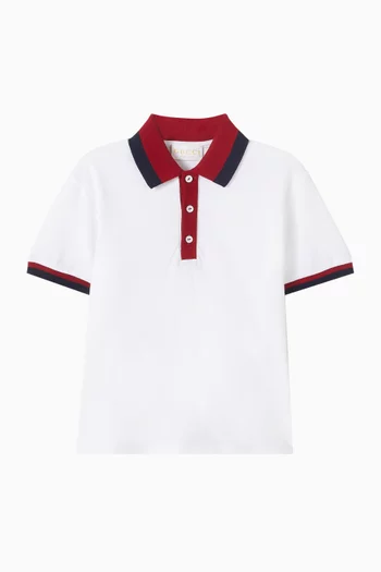 Polo Shirt in Cotton Piquet