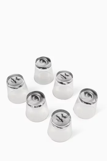 Occhio e Bocca Glasses, Set of 6