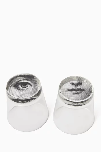 Occhio e Bocca Glasses, Set of 2