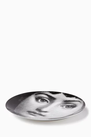 Tema e Variazioni N.1 Wall Plate in Porcelain