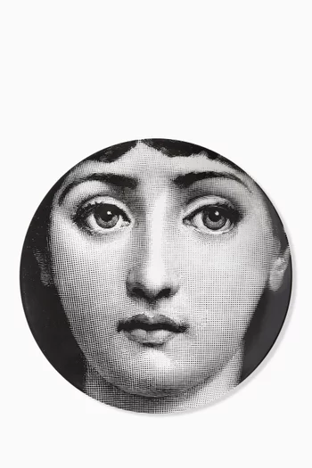 Tema e Variazioni N.1 Wall Plate in Porcelain