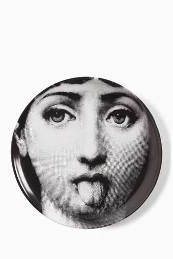 Tema e Variazioni N.82 Wall Plate in Porcelain