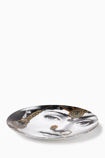 Tema e Variazioni N.228 Wall Plate in Porcelain