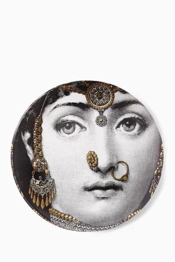 Tema e Variazioni N.228 Wall Plate in Porcelain