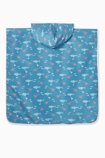 Printed UV Poncho in Nylon