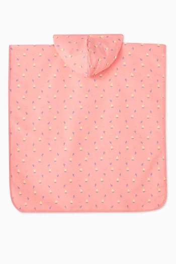 Printed UV Poncho in Nylon