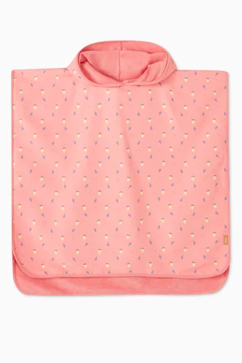 Printed UV Poncho in Nylon