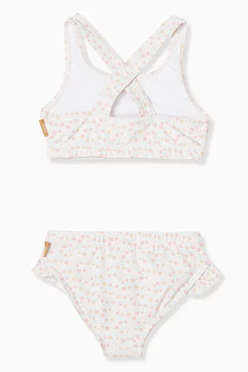 Printed UV Bikini Set in Recycled Nylon