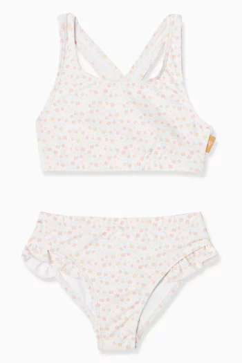 Printed UV Bikini Set in Recycled Nylon