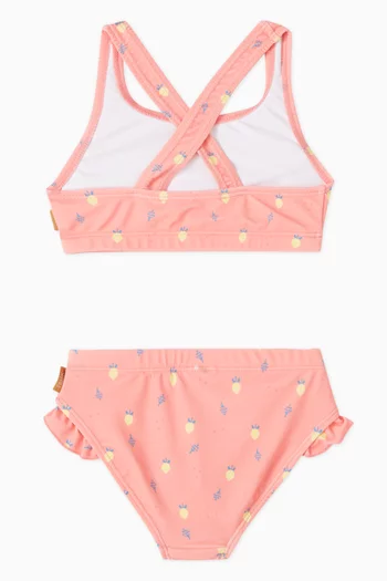 Printed UV Bikini Set in Recycled Nylon