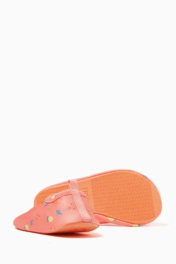 Printed UV Swim Shoes in Recycled Nylon