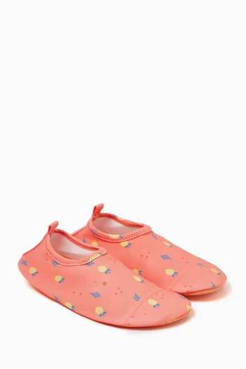 Printed UV Swim Shoes in Recycled Nylon