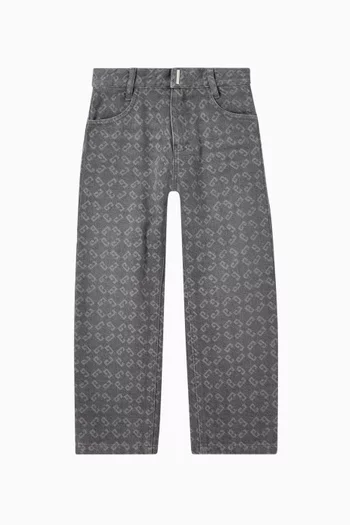 Monogram Pants in Denim