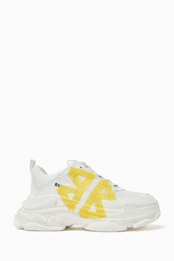 Triple S Tape Type Sneakers in Mesh