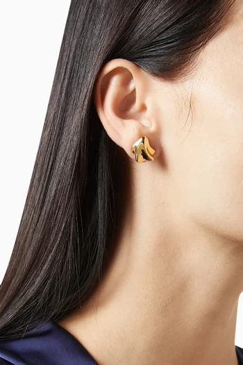 Zoë Earrings in 14kt Gold-dipped Brass