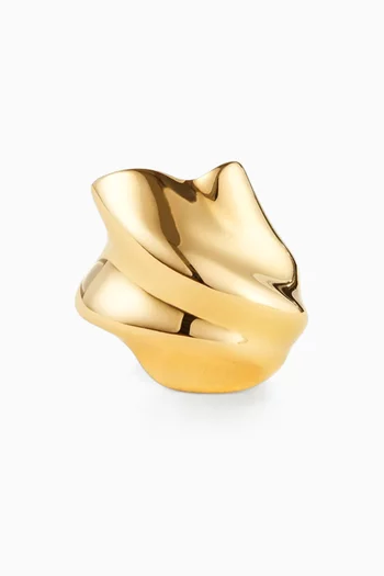 Lydia Ring in 14kt Gold-plated Brass
