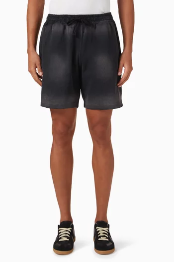 Drawstring Shorts in Washed Jersey