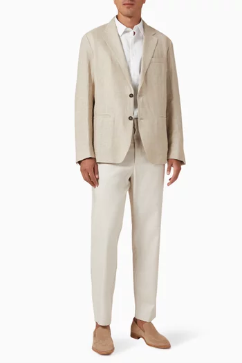 Tapered Pants in Twill